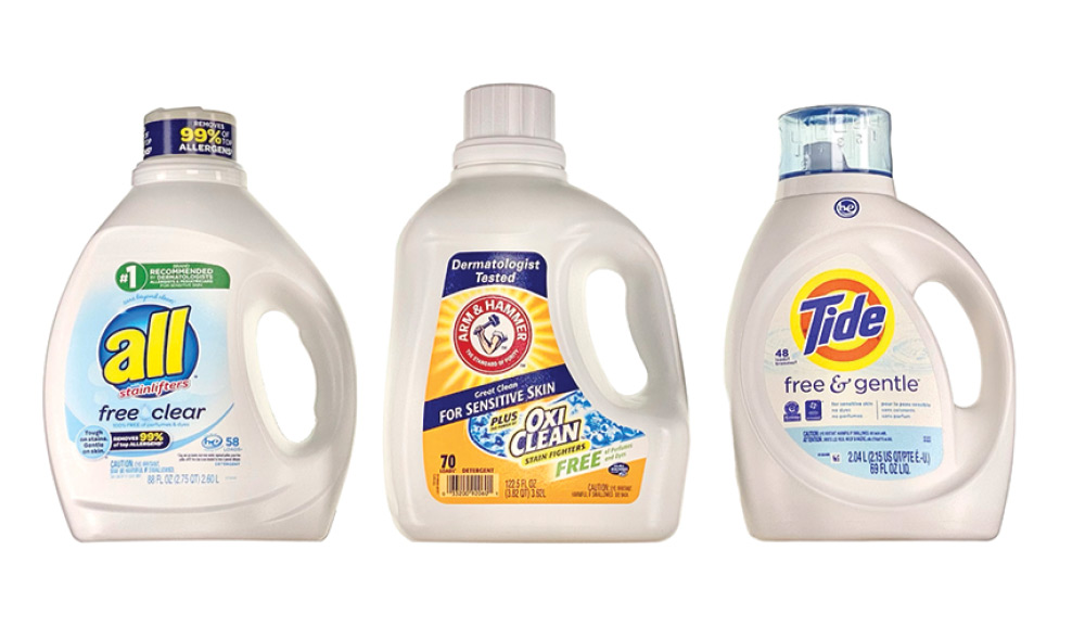 Fragrance Free / Color Free Laundry Detergents